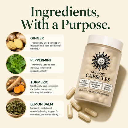 Velano Root Balance | Daily Gut & Digestive Support Capsules