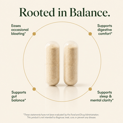 Velano Root Balance | Daily Gut & Digestive Support Capsules