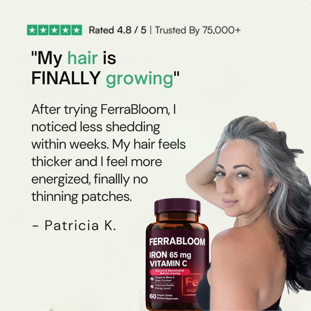 FerraBloom — Iron & Ferritin Support for Hair Loss & Fatigue