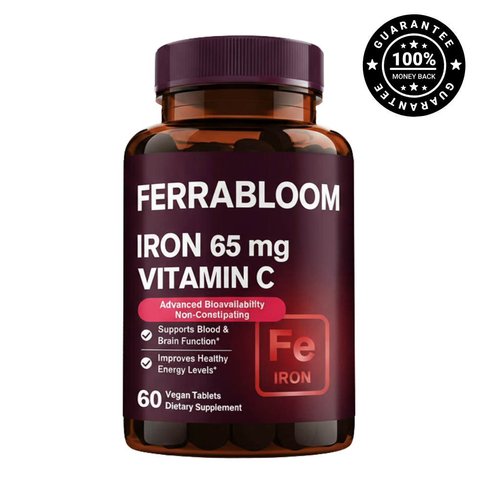 FerraBloom — Iron & Ferritin Support for Hair Loss & Fatigue