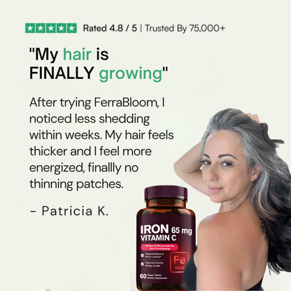 FerraBloom — Iron & Ferritin Support for Hair Loss & Fatigue